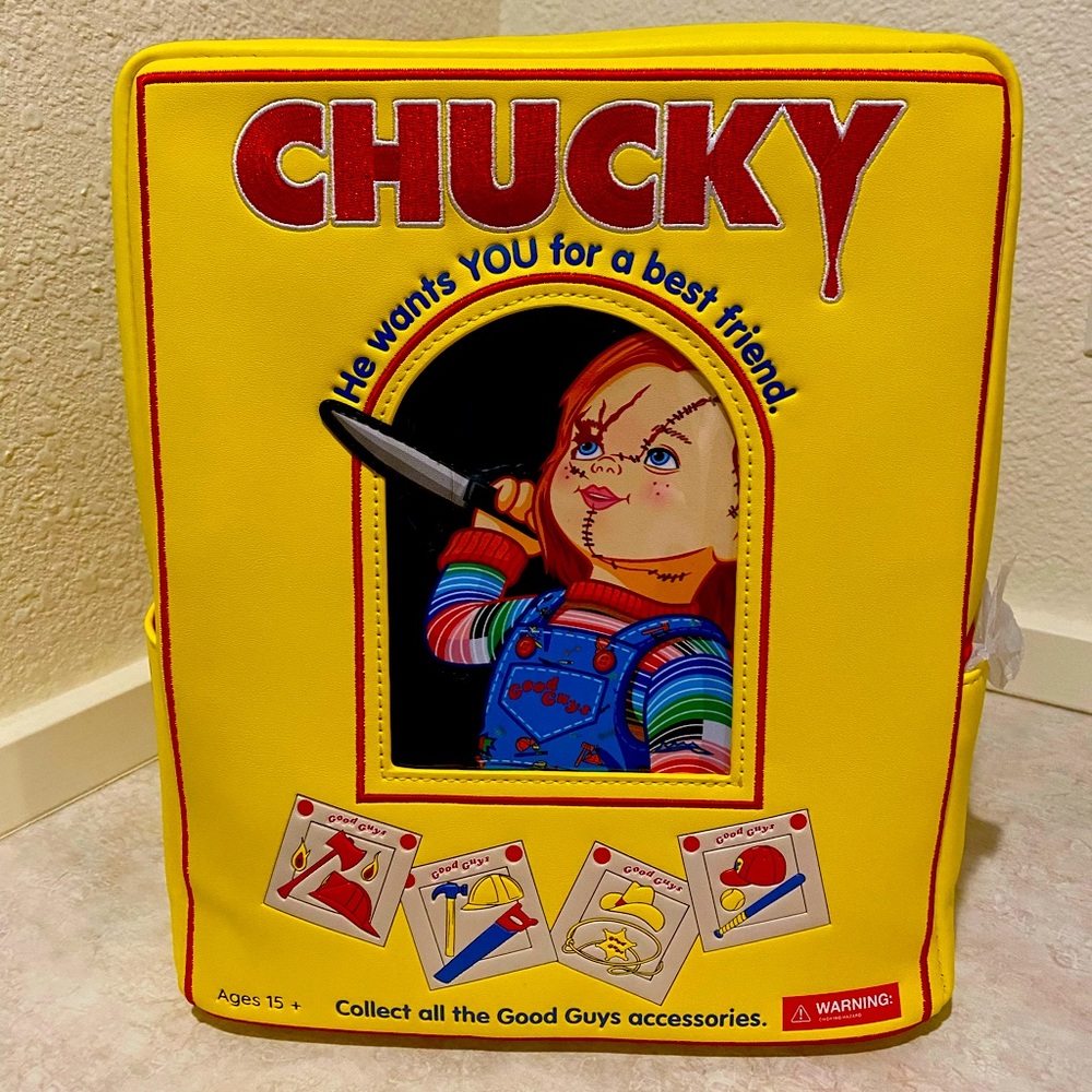 Loungefly NWT Chucky Box Mini Backpack
